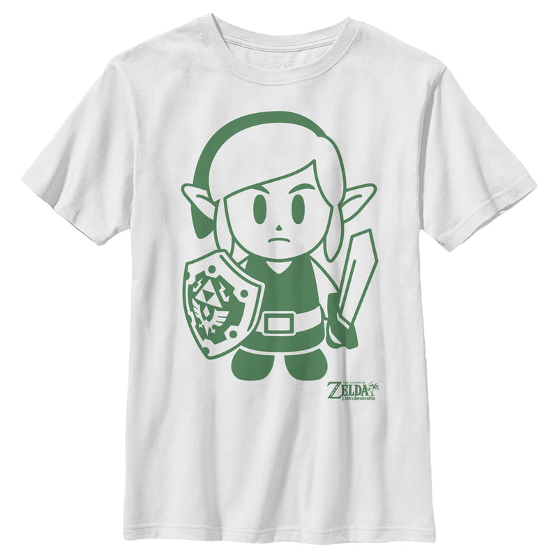 Boy's Nintendo Legend of Zelda Link's Awakening Sleek Avatar T-Shirt