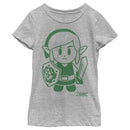 Girl's Nintendo Legend of Zelda Link's Awakening Sleek Avatar T-Shirt