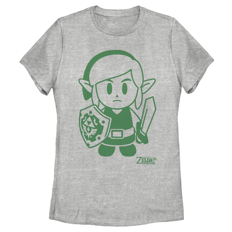 Women's Nintendo Legend of Zelda Link's Awakening Sleek Avatar T-Shirt