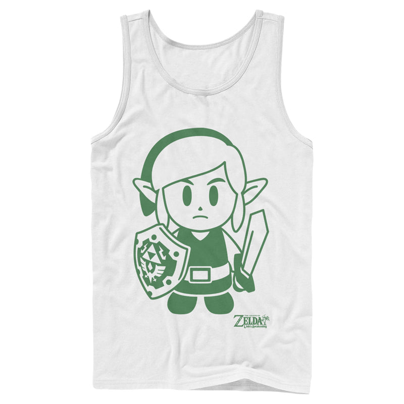 Men's Nintendo Legend of Zelda Link's Awakening Sleek Avatar Tank Top