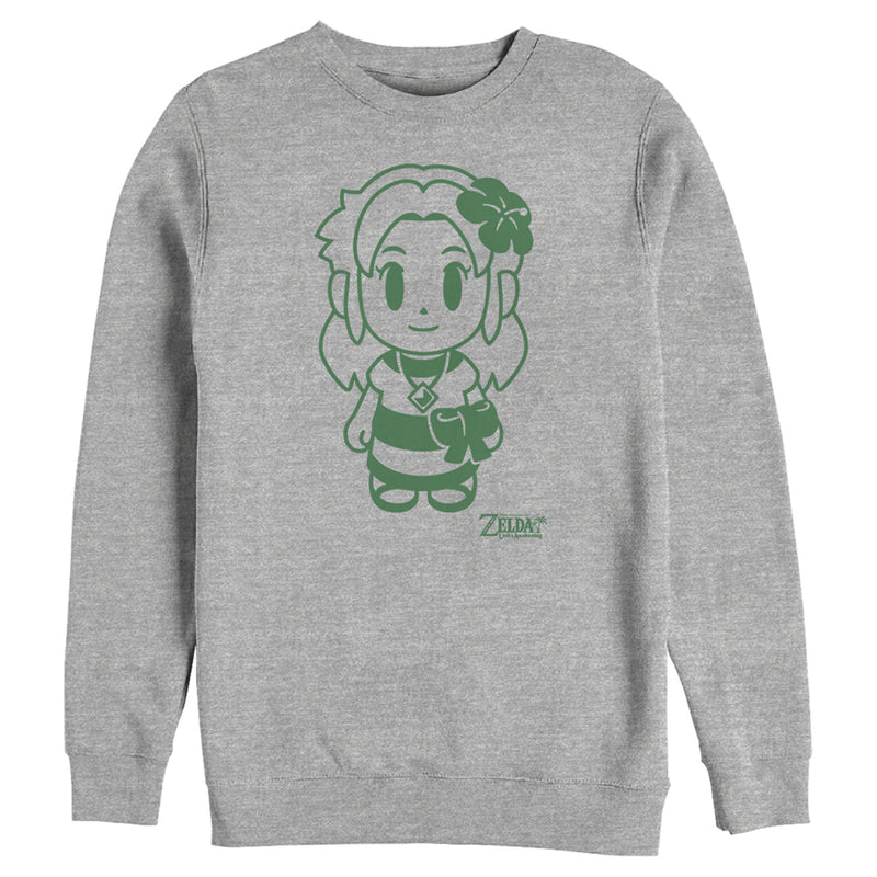 Men's Nintendo Legend of Zelda Link's Awakening Sleek Marin Avatar Sweatshirt