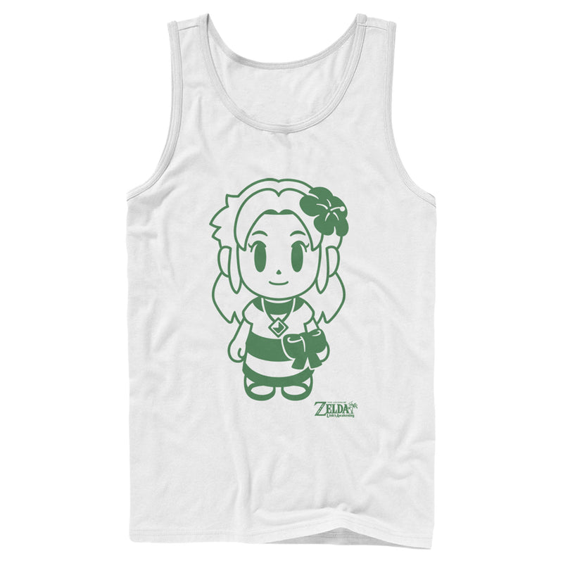 Men's Nintendo Legend of Zelda Link's Awakening Sleek Marin Avatar Tank Top