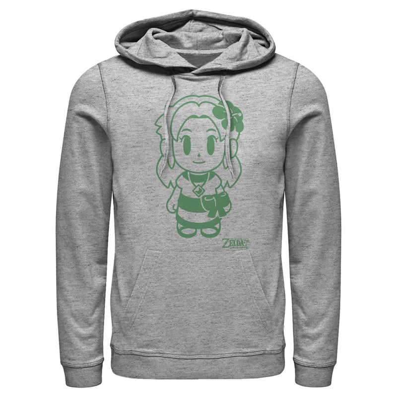 Men's Nintendo Legend of Zelda Link's Awakening Sleek Marin Avatar Pull Over Hoodie