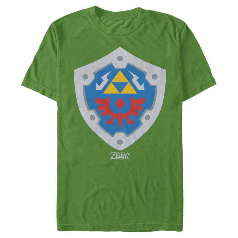 Men's Nintendo Legend of Zelda Link's Awakening Hylian Shield T-Shirt
