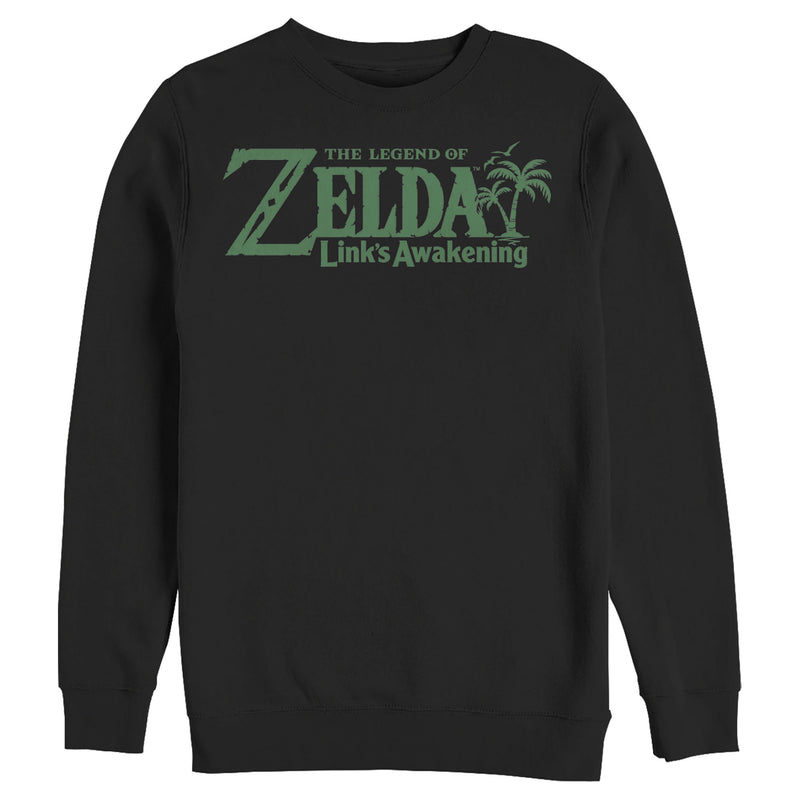 Men's Nintendo Legend of Zelda Link's Awakening Palm Logo Sweatshirt