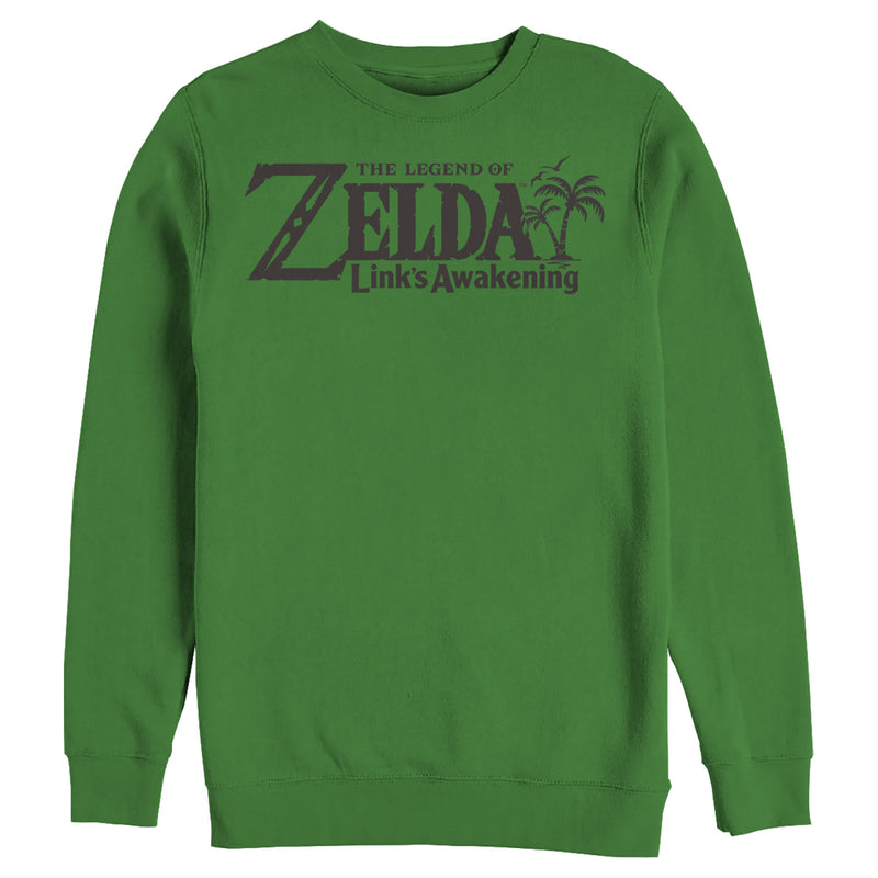 Men's Nintendo Legend of Zelda Link's Awakening Switch Logo Sweatshirt