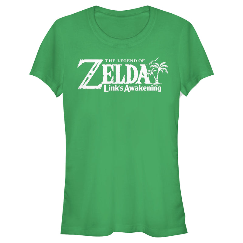Junior's Nintendo Legend of Zelda Link's Awakening Classic Logo T-Shirt