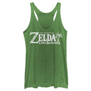 Women's Nintendo Legend of Zelda Link's Awakening Classic Logo Racerback Tank Top