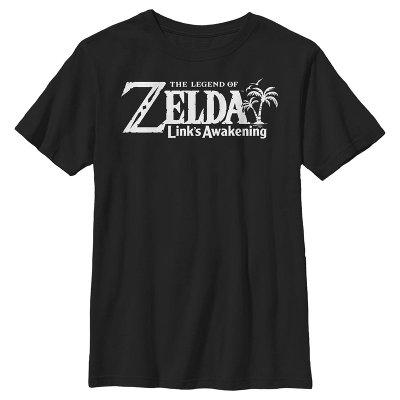 Boy's Nintendo Legend of Zelda Link's Awakening Switch Logo T-Shirt