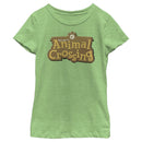 Girl's Nintendo Animal Crossing Title Logo T-Shirt