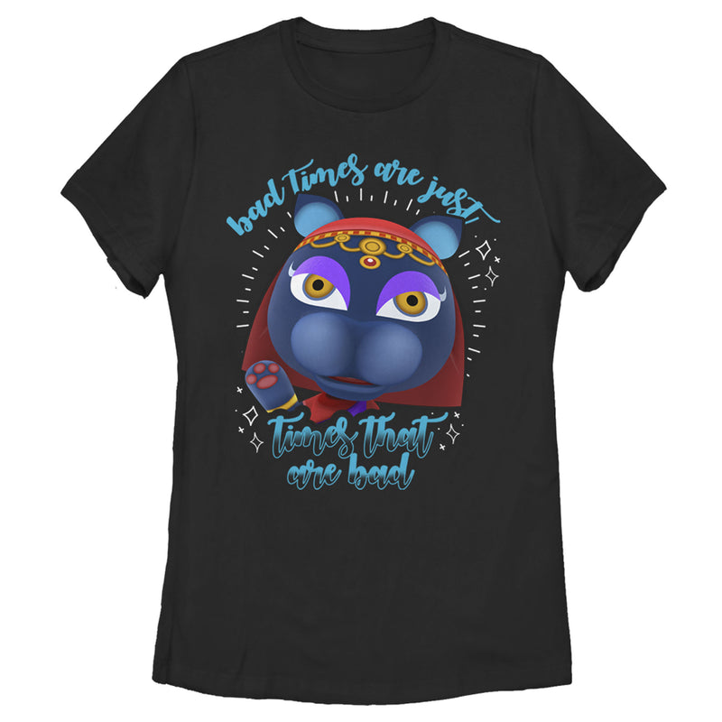 Women's Nintendo Animal Crossing Bad Times Are Just Times That Are Bad T-Shirt