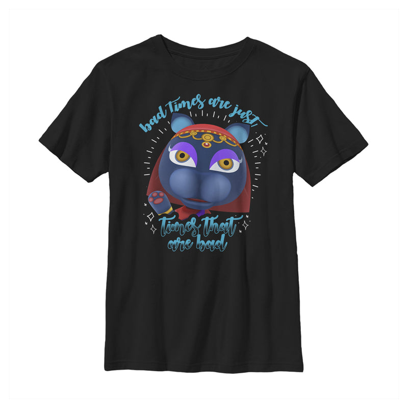 Boy's Nintendo Animal Crossing Bad Times Are Just Times That Are Bad T-Shirt