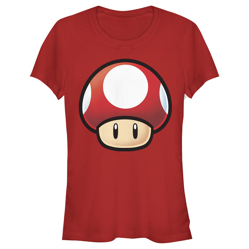 Junior's Nintendo Mario Mushroom T-Shirt