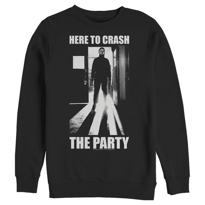 Men's Halloween II Michael Myers Crash the Party Sweatshirt