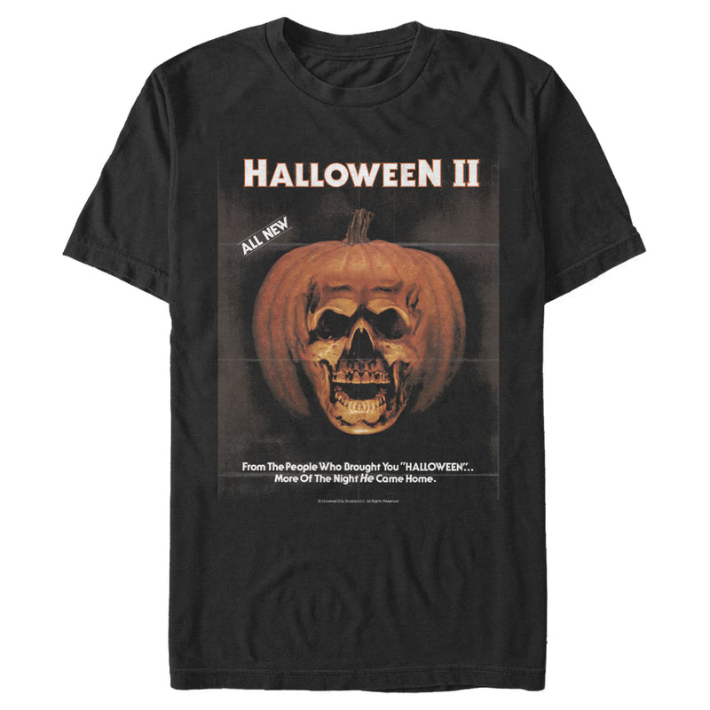 Men's Halloween II Skeleton Movie Vintage Poster T-Shirt