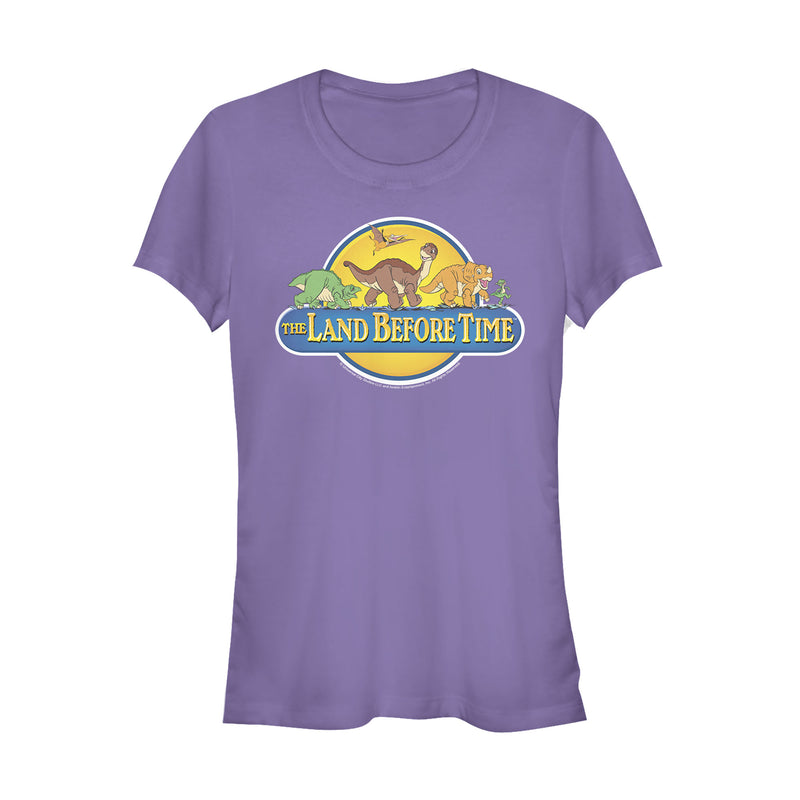 Junior's The Land Before Time Character Title T-Shirt