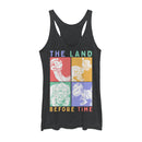 Women's The Land Before Time Dinosaur Squares Racerback Tank Top