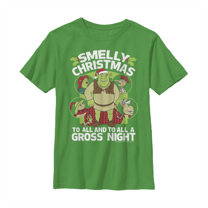 Boy's Shrek Christmas Smelly T-Shirt