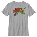 Boy's Shrek Christmas Swamp Greetings T-Shirt