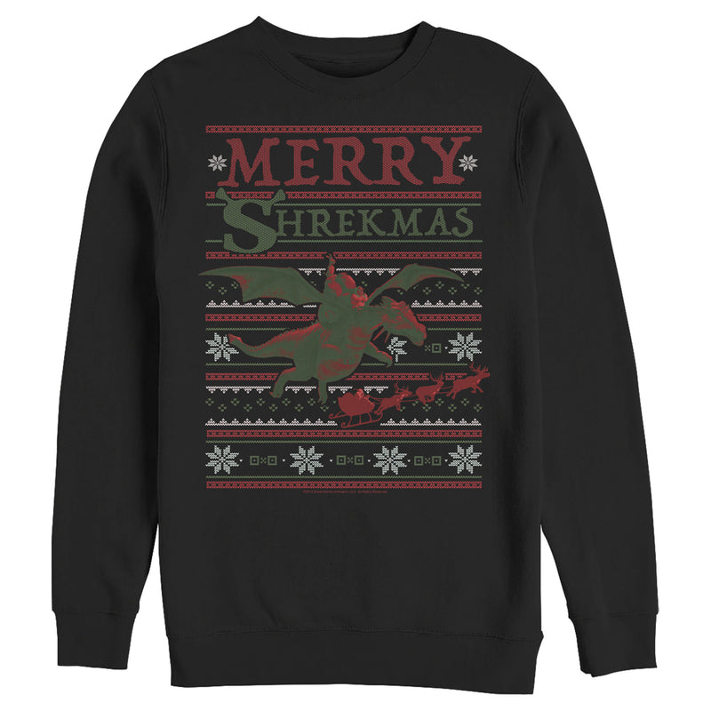 Men's Shrek Ugly Christmas Shrekmas Sweatshirt