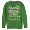 Men's Shrek Christmas Dashing Through Mud Sweatshirt