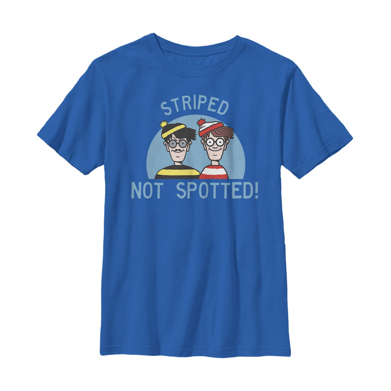Boy's Where's Waldo Striped Not Spotted T-Shirt