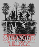 Men's Stranger Things Biking in Upside Down T-Shirt