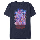 Men's Stranger Things Fourth of July  Character Frame T-Shirt