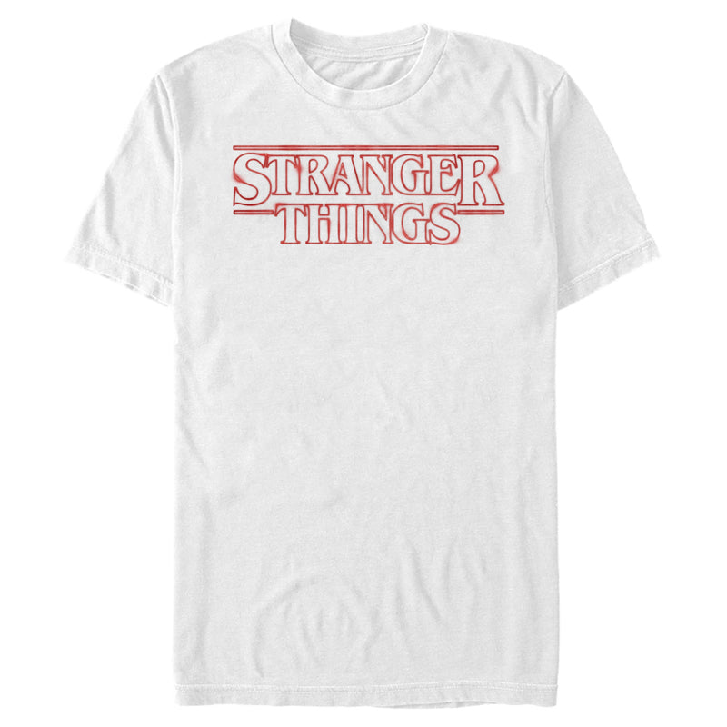 Men's Stranger Things Classic Logo T-Shirt