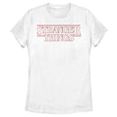 Women's Stranger Things Sleek Outline Logo T-Shirt