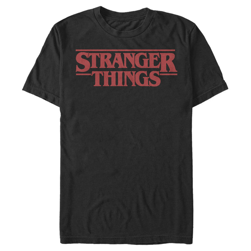 Men's Stranger Things Bold Logo T-Shirt