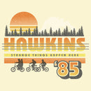 Men's Stranger Things Retro Hawkins Bikers T-Shirt
