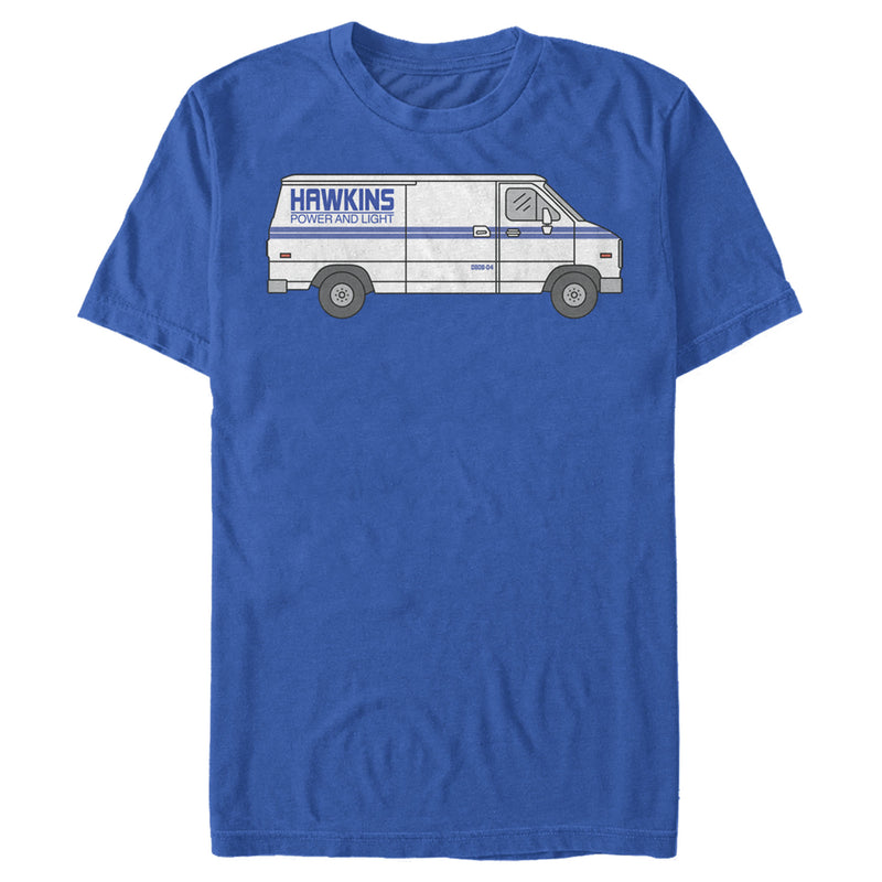 Men's Stranger Things Hawkins Power Company Truck T-Shirt