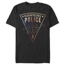 Men's Stranger Things Hawkins Police Rat Crest T-Shirt