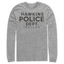 Men's Stranger Things Hawkins Police Department Long Sleeve Shirt
