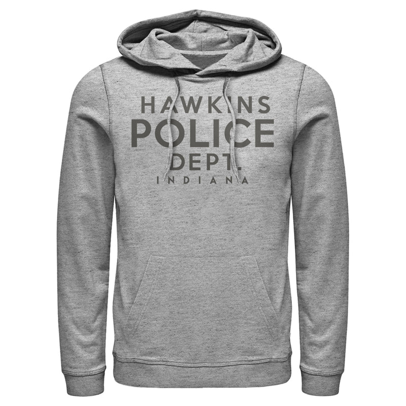 Men's Stranger Things Hawkins Police Department Pull Over Hoodie
