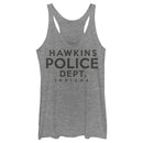 Women's Stranger Things Hawkins Police Department Racerback Tank Top