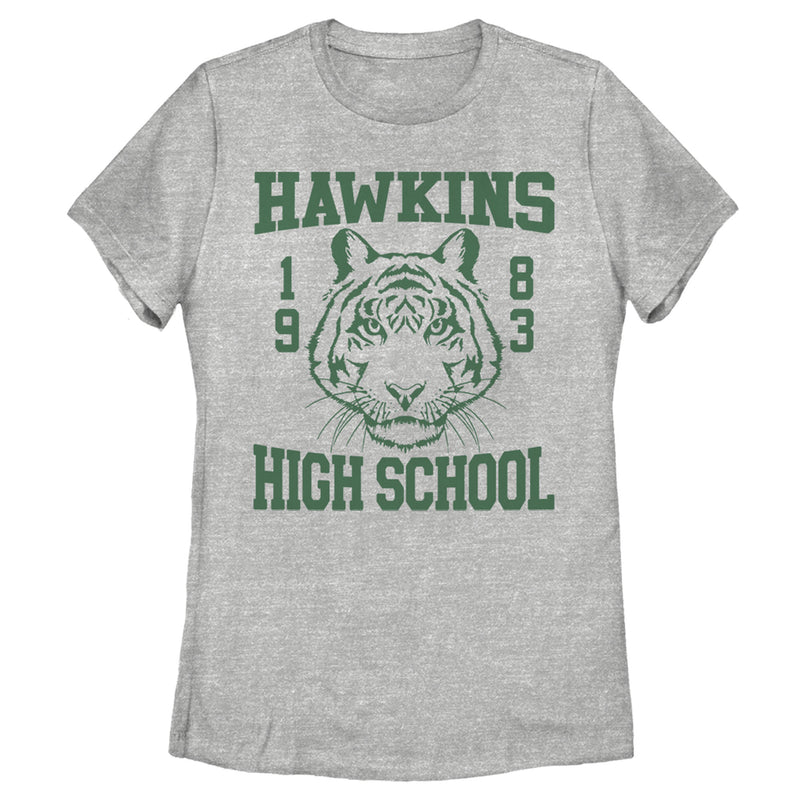 Women's Stranger Things Hawkins High School Tiger 1983 T-Shirt