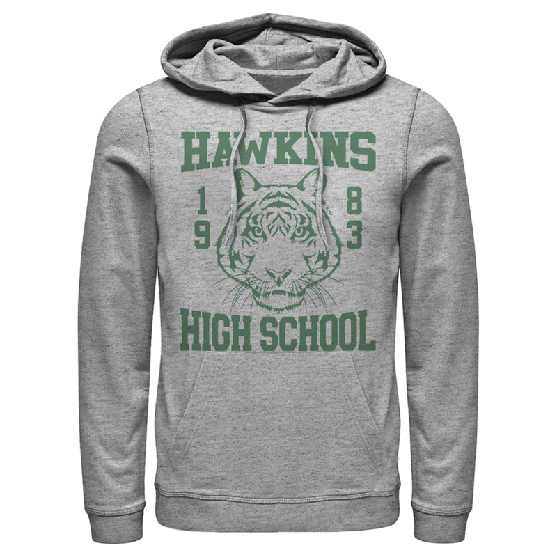 Men's Stranger Things Hawkins High School Tiger 1983 Pull Over Hoodie