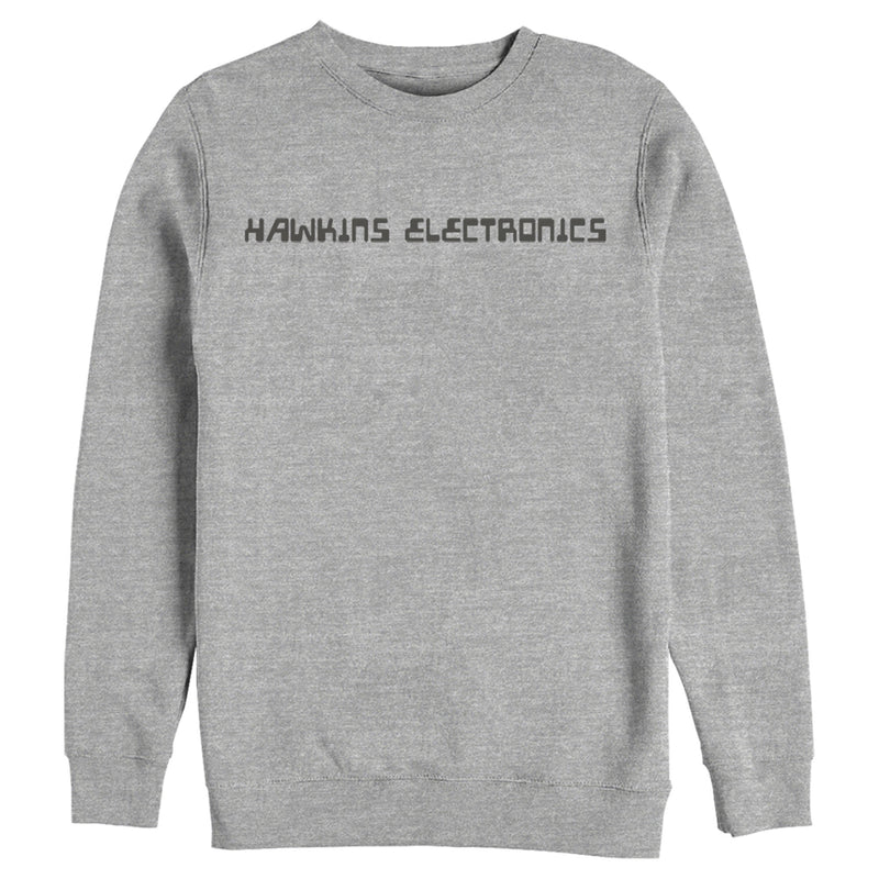 Men's Stranger Things Hawkins Electronics Logo Sweatshirt