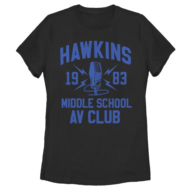 Women's Stranger Things Hawkins AV Club 1983 T-Shirt