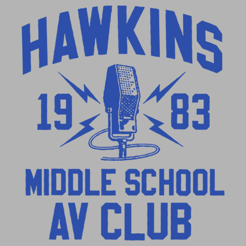 Men's Stranger Things Hawkins AV Club 1983 Pull Over Hoodie