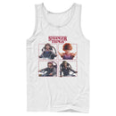 Men's Stranger Things Character Squares Tank Top