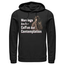 Men's Stranger Things Hopper Coffee and Contemplation Pull Over Hoodie