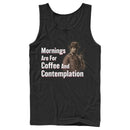 Men's Stranger Things Hopper Coffee and Contemplation Tank Top