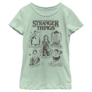 Girl's Stranger Things Group Shot Classes T-Shirt