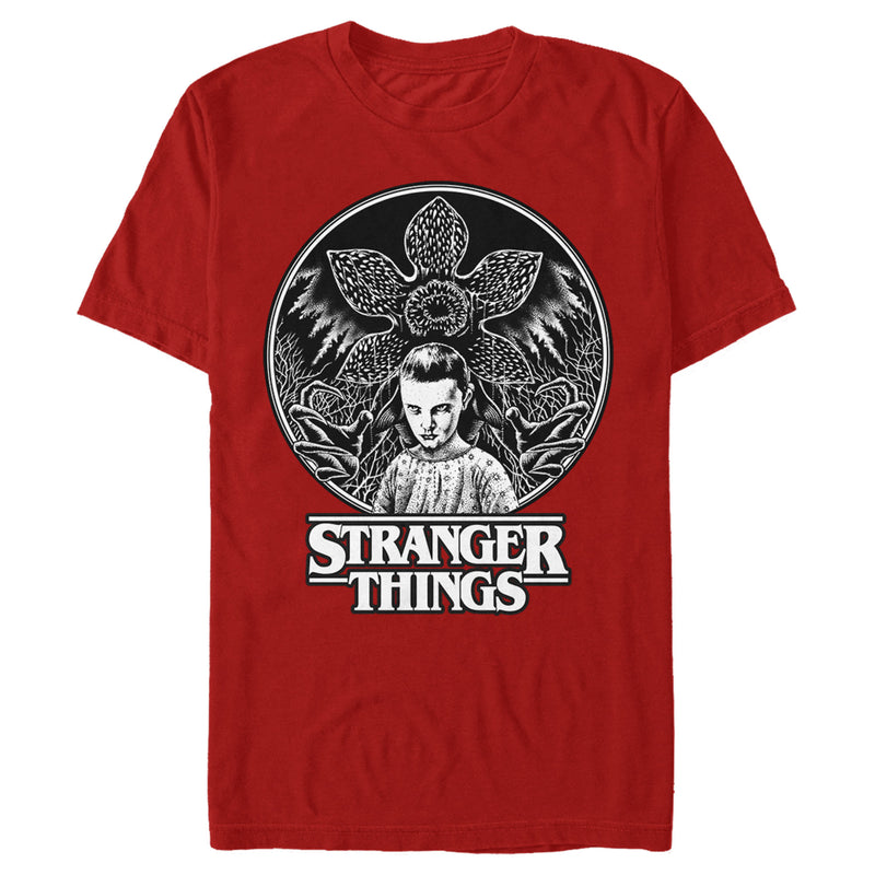 Men's Stranger Things Eleven Glowering Flower T-Shirt