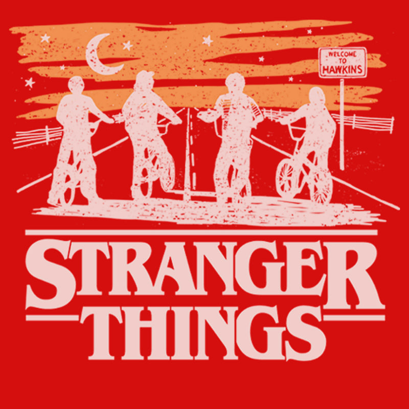 Girl's Stranger Things Starry Bike Ride T-Shirt