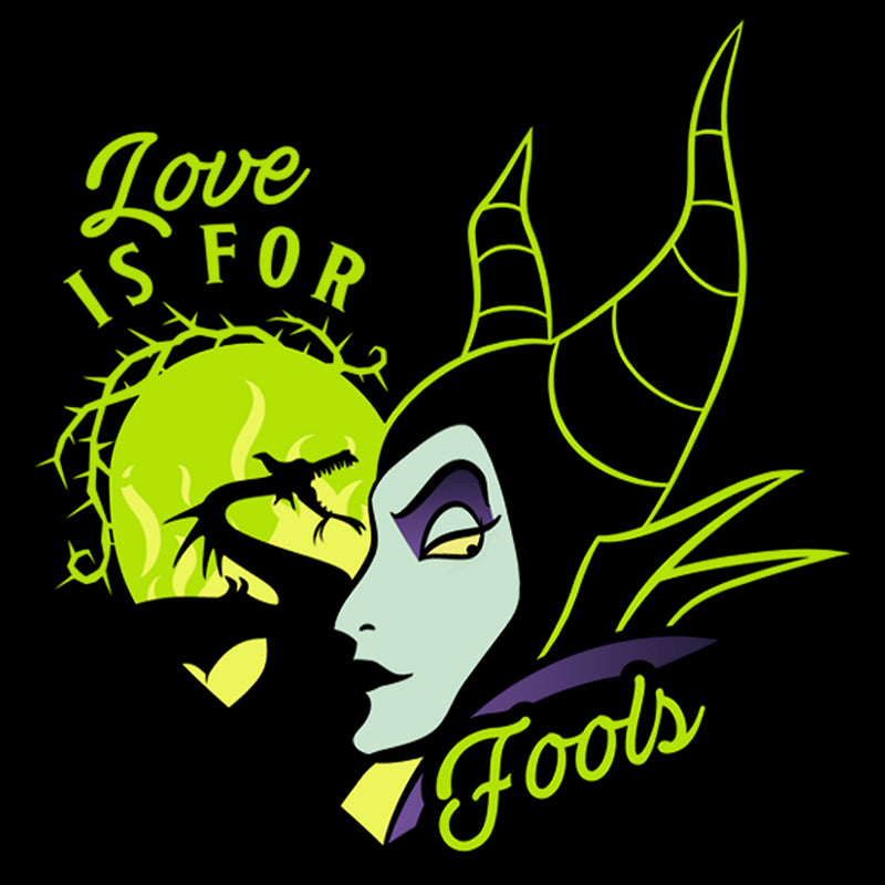 Men's Sleeping Beauty Maleficent Love Is For Fools T-Shirt