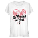 Junior's Peter Pan Valentine's Day Captain Hook I'm Hooked on You T-Shirt